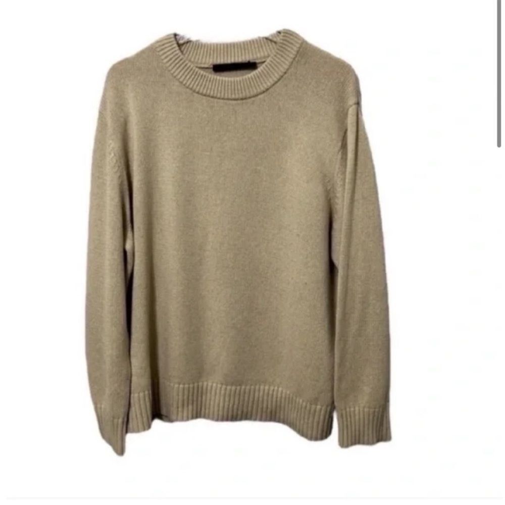 Jenni Kayne Recycled Cashmere Crewneck Sweater Size L